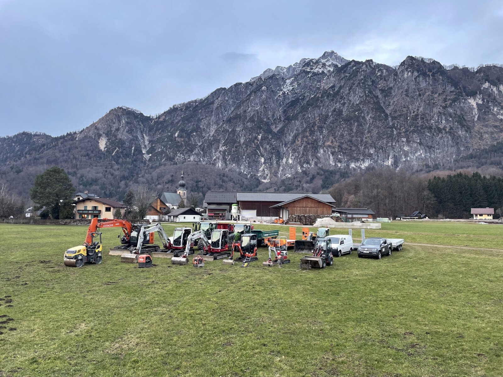 Arbeitsmaschinen Erdbau Schlager